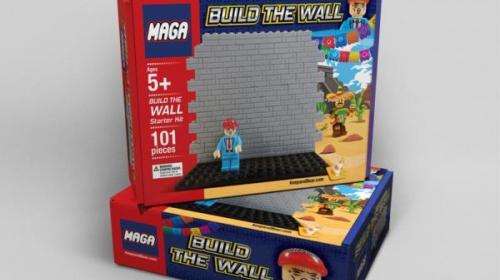 Lanzan polémico juguete de Trump llamado: “Construyan el muro”