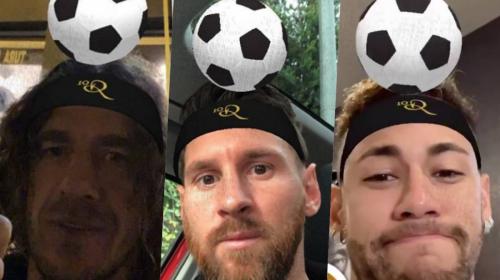 Messi, Neymar, Puyol y Dani Alves se convierten en Ronaldinho