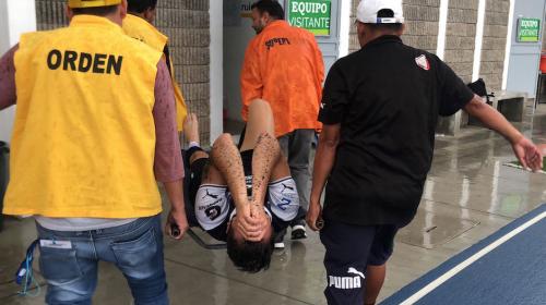 Rodrigo Saravia sufre grave lesión en partido del Torneo de Copa