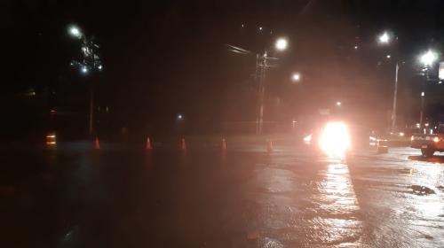 Paso cerrado: socavón impide paso en Bulevar Sur de San Cristóbal