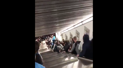 Hinchas del CSKA resultan heridos al romperse escalera del metro