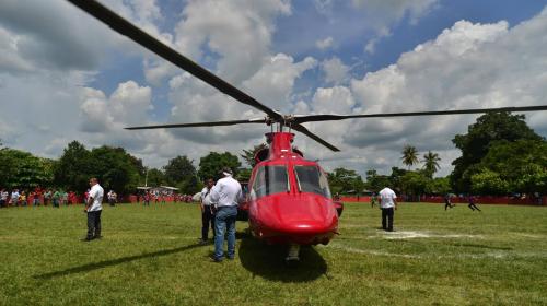 Helicóptero de Baldizón, pagado con dinero destinado al Transurbano