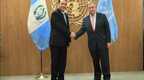 Gobierno ve buena voluntad en el Secretario de la ONU