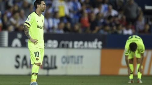 ¡Sorpresa! Un inoperante Barcelona pierde ante el modesto Leganés