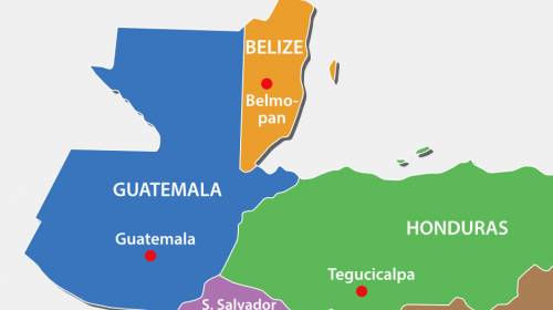 ¿Debe aparecer Belice en el mapa de Guatemala? No es obligatorio