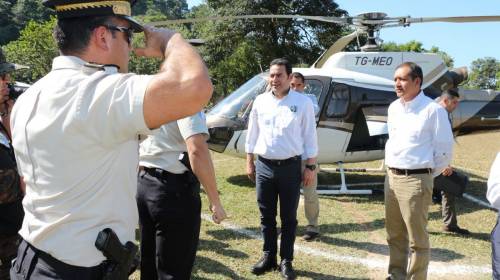 Exministro explica uso de helicóptero vinculado a Mario Estrada