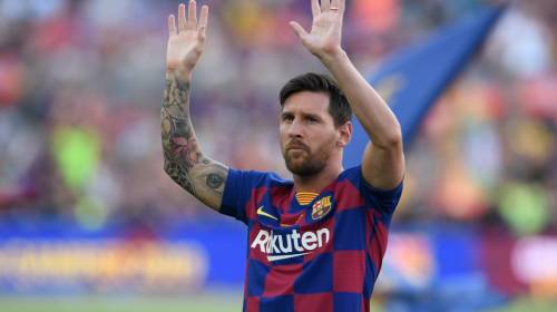 Votantes eligen gol de Lionel Messi como el mejor de la UEFA