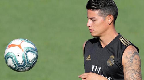 James Rodríguez será titular en el Real Madrid ante el Valladolid