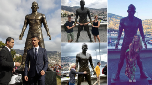 Nueva polémica con la estatua de Cristiano Ronaldo en Madeira 