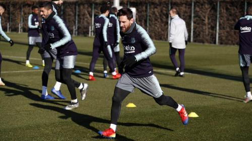 Messi volvió a sorprender a todos con un golazo en el entreno