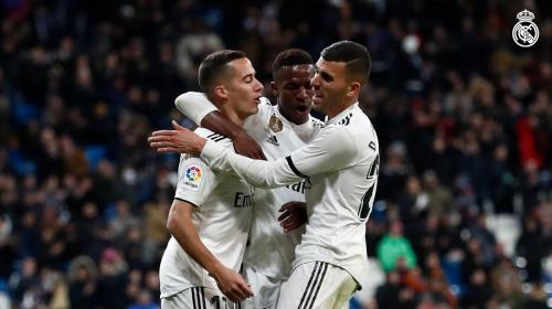 El Real Madrid golea con una gran presentación de Vínícius 