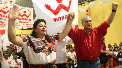 Winaq proclama candidatos para la presidencia