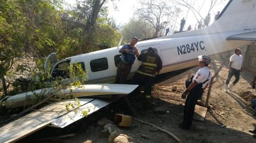 Avioneta cae sobre una vivienda en Chiquimula