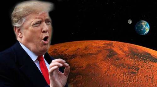 Trump dice que “La Luna es parte de Marte” y le corrigen la plana