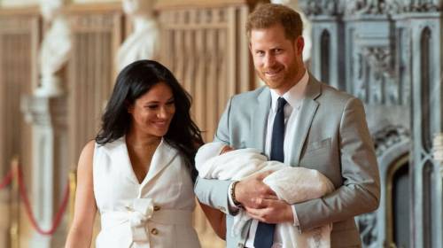 El príncipe Harry y Meghan muestran la carita del bebé Archie