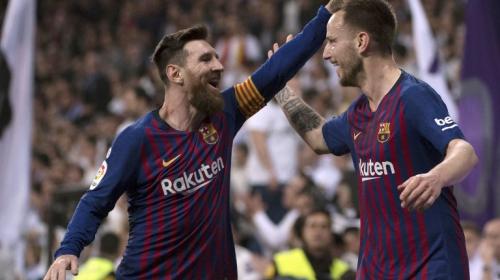 Con un golazo de Rakitic el Barcelona vuelve a vencer al Madrid