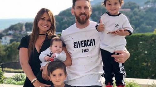 Messi y sus hijos enamoran a sus fans con esta fotografía