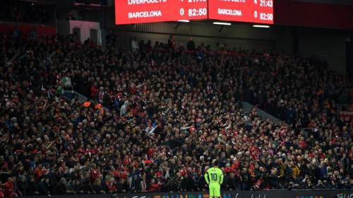 Las estadísticas desnudan el partido de Lionel Messi en Anfield