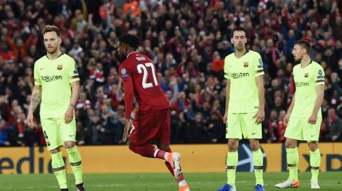 ¿Qué hacía cada jugador del Barça en el cuarto gol del Liverpool?