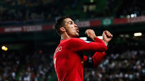 Cristiano Ronaldo y su magistral gol de "sombrerito" con Portugal