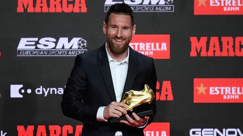 ¡El rey! Lionel Messi recibe su sexta Bota de Oro