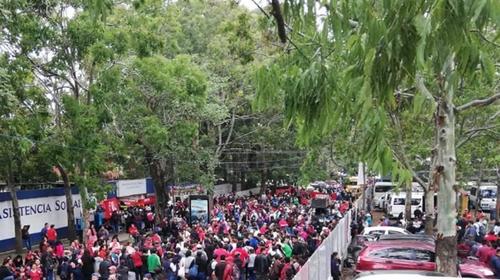 Sindicalista coacciona a salubristas para salir a manifestar