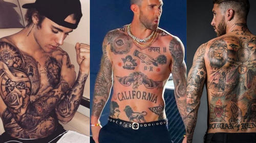 Mira cómo y por qué estos 10 famosos se llenaron de tatuajes