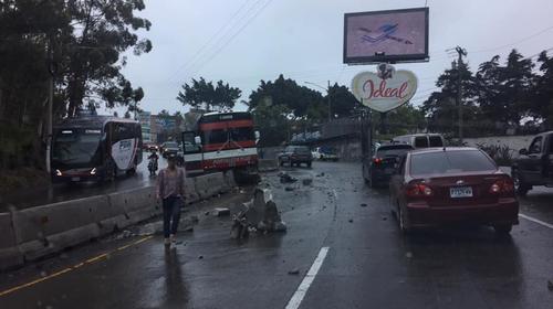 Video: bus se empotra en la cuesta de Villalobos 