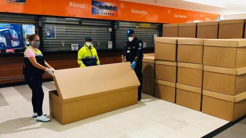 Guayaquil usará féretros de cartón para víctimas de Coronavirus