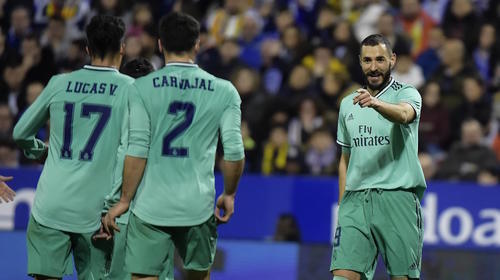 Real Madrid golea al Zaragoza y avanza en la Copa del Rey