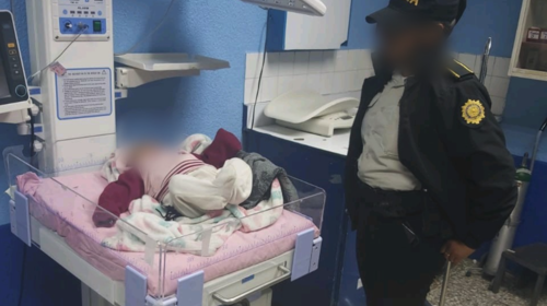 Hondureños capturados con un recién nacido que no era su hijo