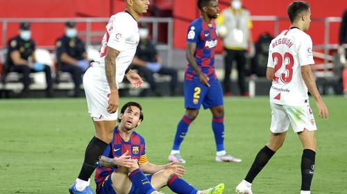 Messi no encuentra el gol y el Barcelona empata contra el Sevilla