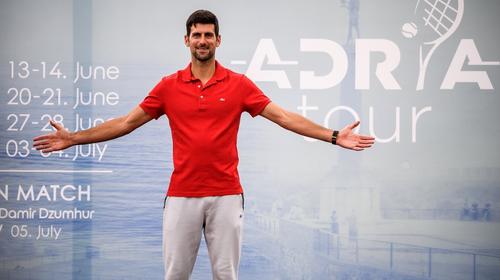 Novak Djokovic contrajo Covid-19 tras un torneo de exhibición