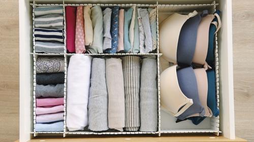 Cómo organizar tu ropa interior para ahorrar espacio