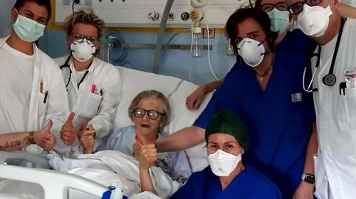 Alma, la mujer de 95 años que se curó de coronavirus en Italia