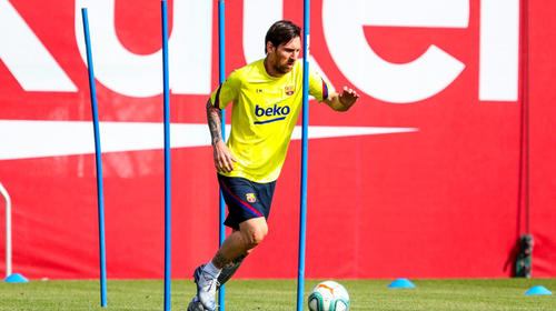 El Barcelona reanuda entrenamiento con estrictas medidas