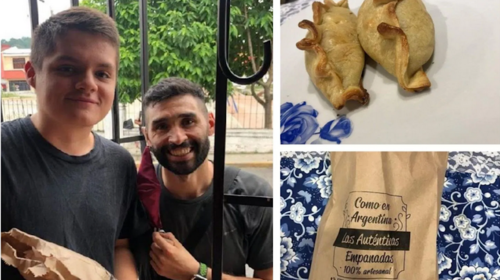 Futbolista vende empanadas argentinas en Cobán y se hace viral