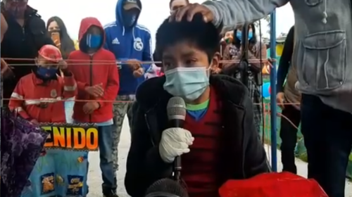 Video: el emotivo mensaje del niño que venció al Covid en Sololá