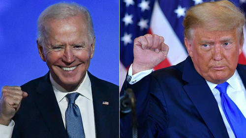 Biden suma 264 votos y Trump 214, según medios de EEUU