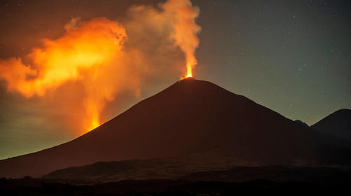 ¿Se formó un nuevo cráter en el volcán Pacaya? R:// FALSO