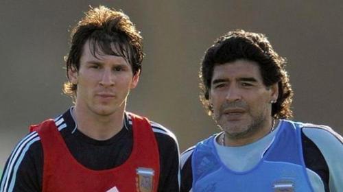 "Nos deja pero no se va, porque el Diego es eterno", dice Messi