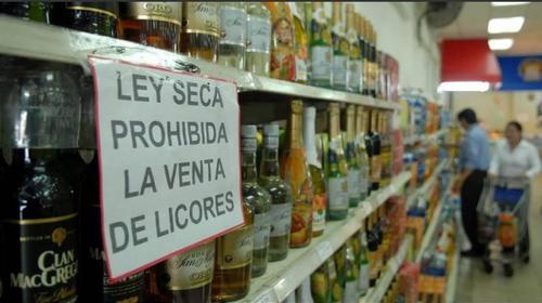 Ley Seca: seguirá la prohibición para vender y consumir licores 