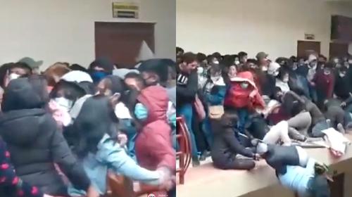 Tragedia en Bolivia: universitarios caen al vacío (video)