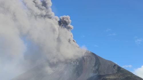 San Francisco de Sales en alerta ante potente erupción del Pacaya