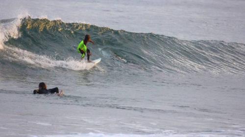 Pequeño surfista tiene un terrorífico encuentro en el mar