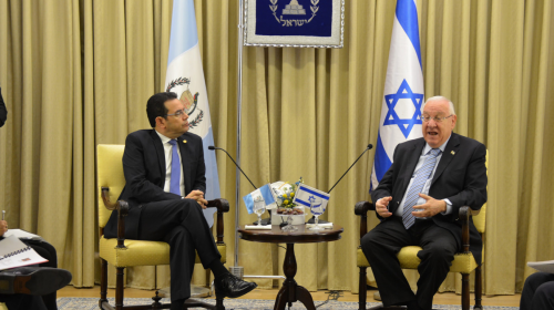 Guatemala cambió su política exterior a favor de Israel en mayo
