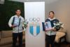 Los nadadores Érick Gordillo y Lucero Mejía regresan a Guatemala