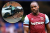 El accidente que sufrió el principal delantero del West Ham 