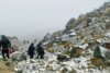 "Blanca Navidad" en la cima del volcán Tajumulco