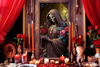 Ubican altar de la Santa Muerte en allanamientos